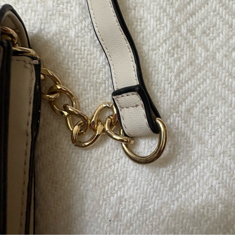 Marc New York Andrew Marc Cream Pearl Detail Crossbody Purse - Picture 12 of 16